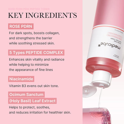 medicube PDRN Pink Cica Soothing Toner 250ml