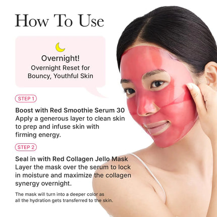 Arencia Red Collagen Jello Mask 25g*4EA