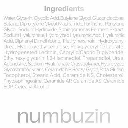 Numbuzin No.4 Ceramide AHA Glazed Skin Prep Serum 30ml