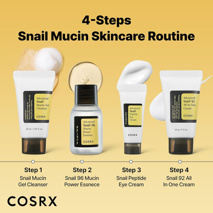 COSRX All About Snail Mucin - Set de cuidado de la piel coreano