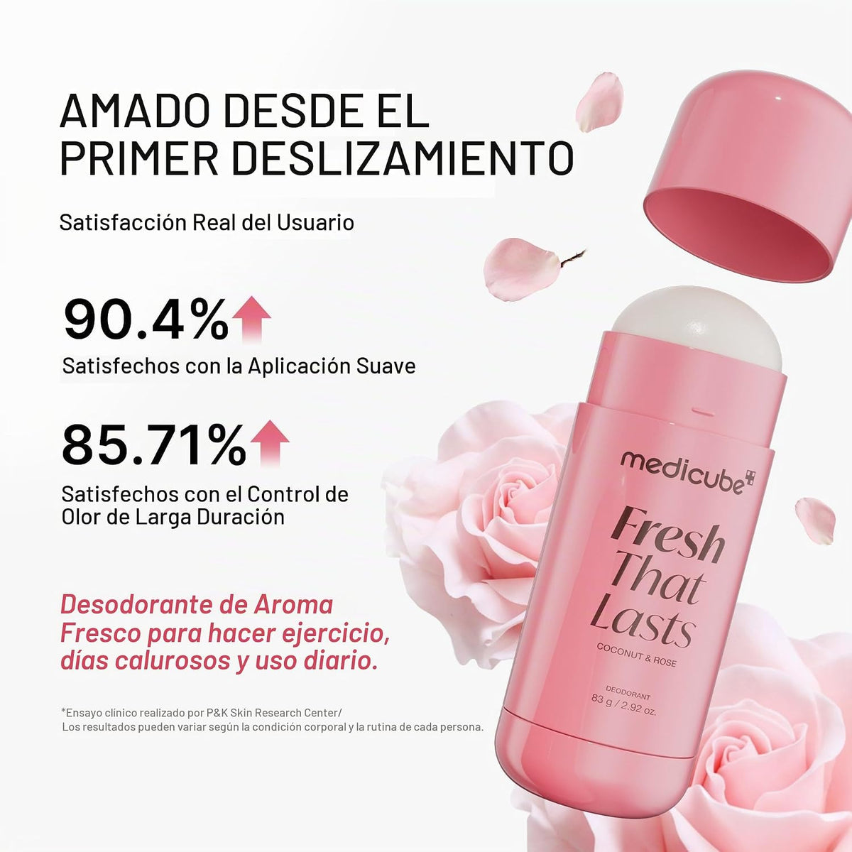 Medicube PDRN Deodorant Rose Musk – Desodorante con PDRN 83g