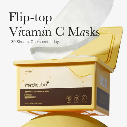 Medicube Deep Vita C Daily Quick Mask (30pcs)
