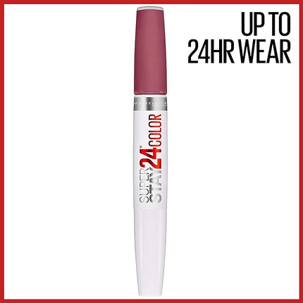 Maybelline SuperStay 24 - Pintalabios líquido de larga duración y bálsamo de labios.