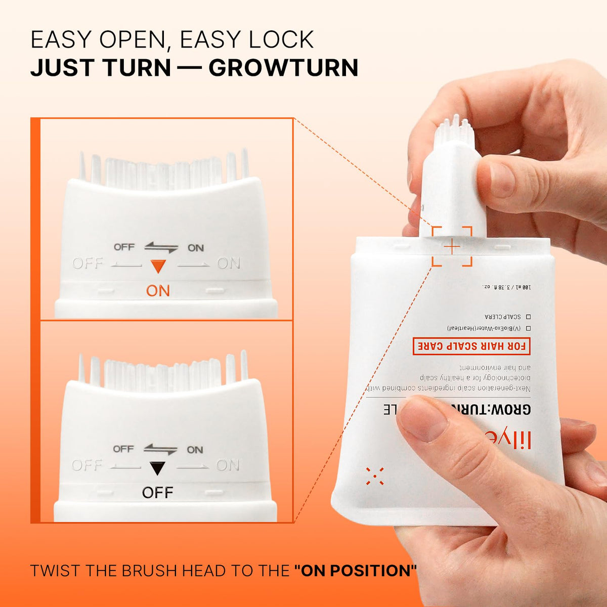 lilyeve GROW:TURN EXOSOME Brush Ampoule mini 30ml