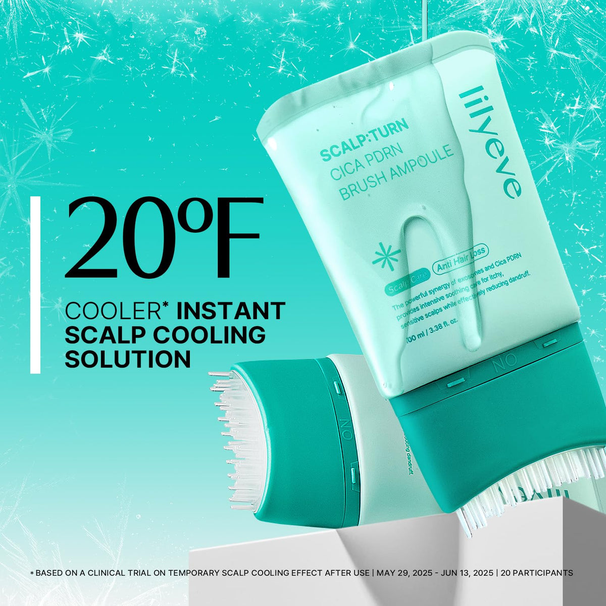 LILYEVE SCALP:TURN CICA PDRN Brush Ampoule – 100 ml