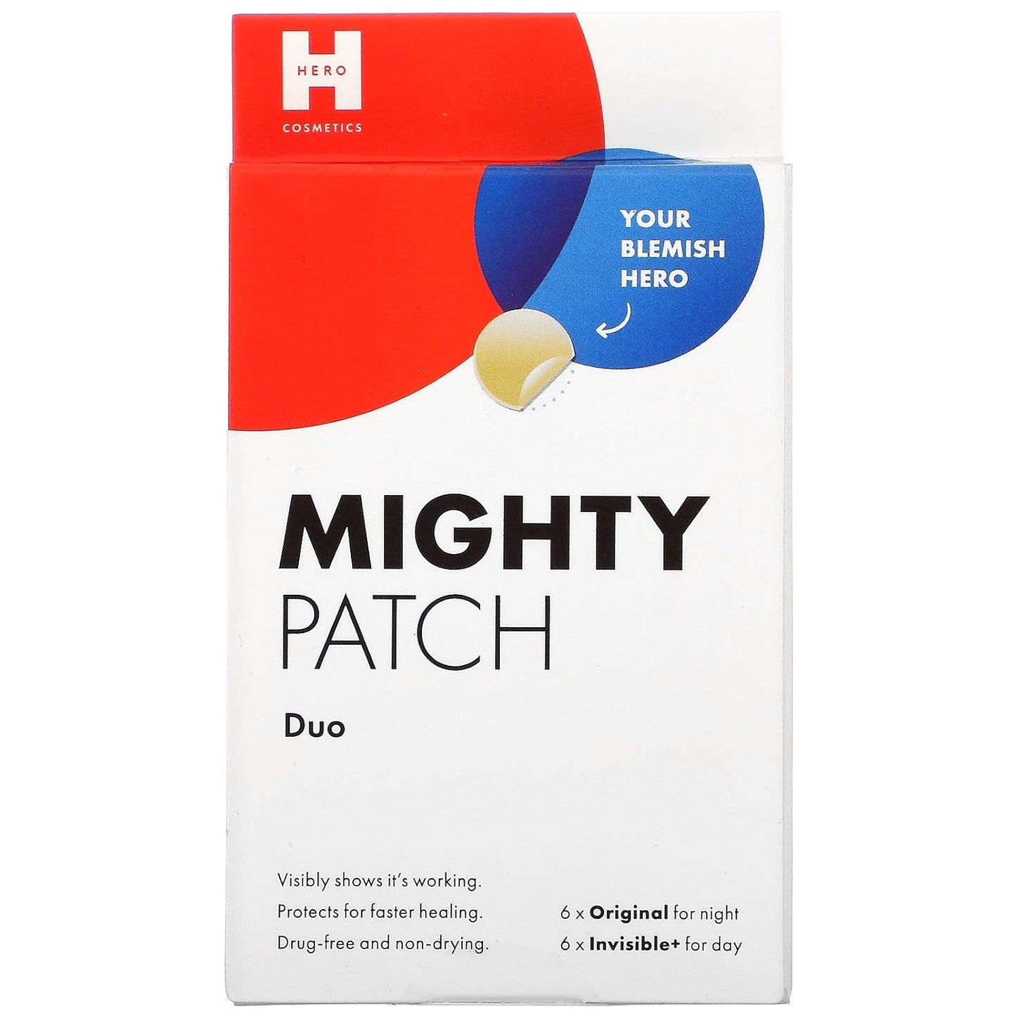 Hero Parches Mighty Patch Duo Original e Invisible+