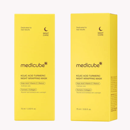 Medicube Mascarilla de cúrcuma con ácido kójico para toda la noche 75ml