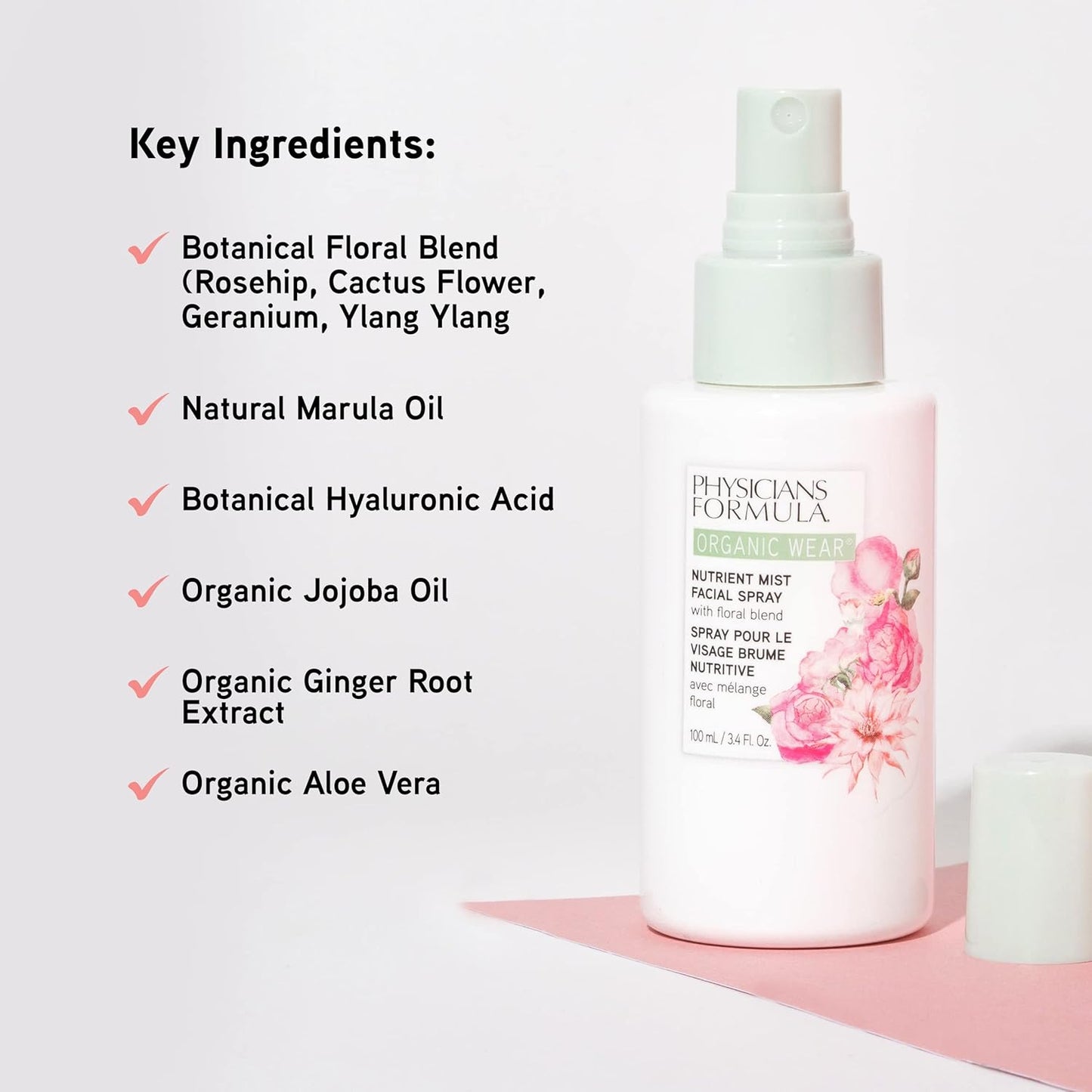 Physicians Formula Spray Facial Nutritivo Organic Wear