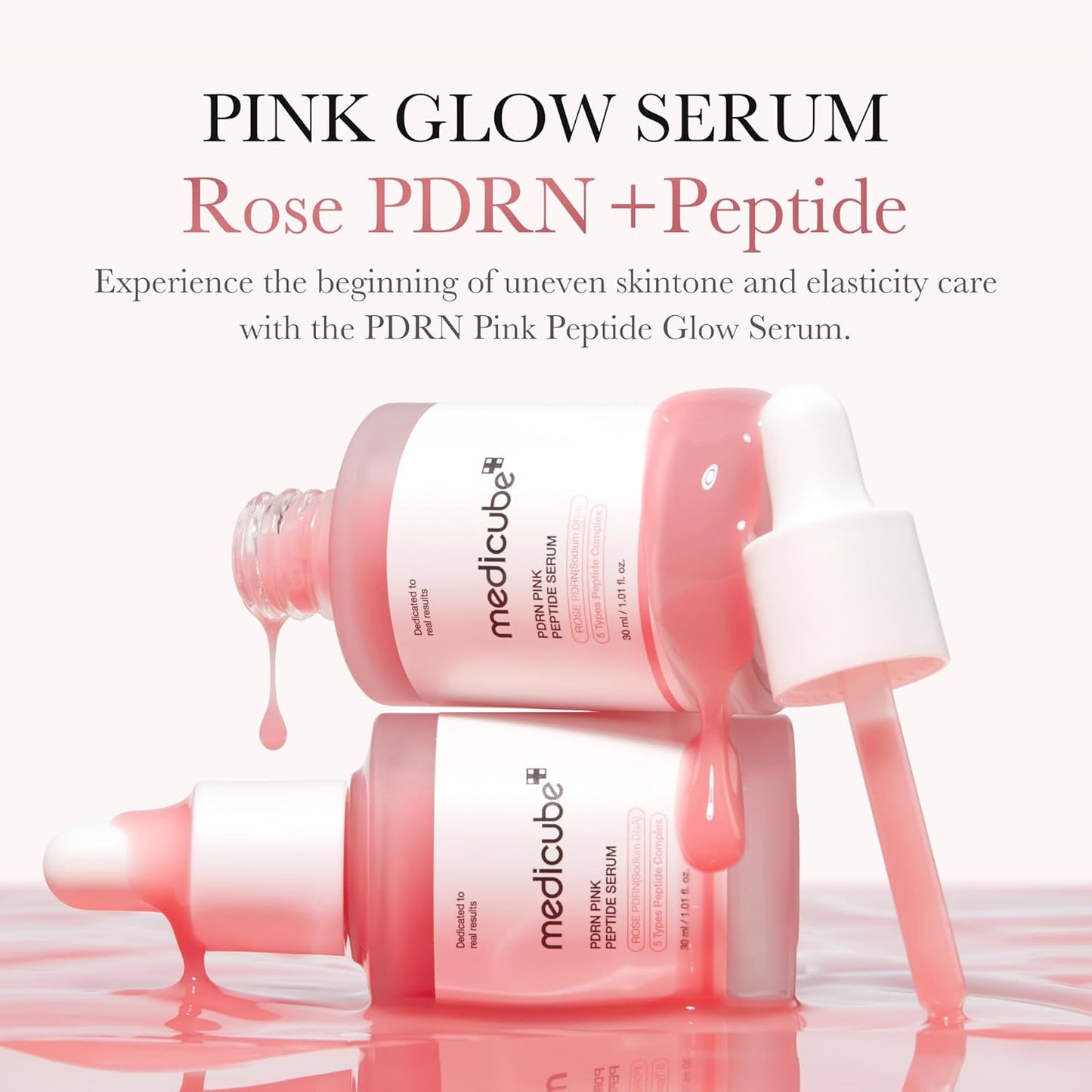 medicube - PDRN Pink Peptide Serum - ampolla antienvejecimiento 30ml