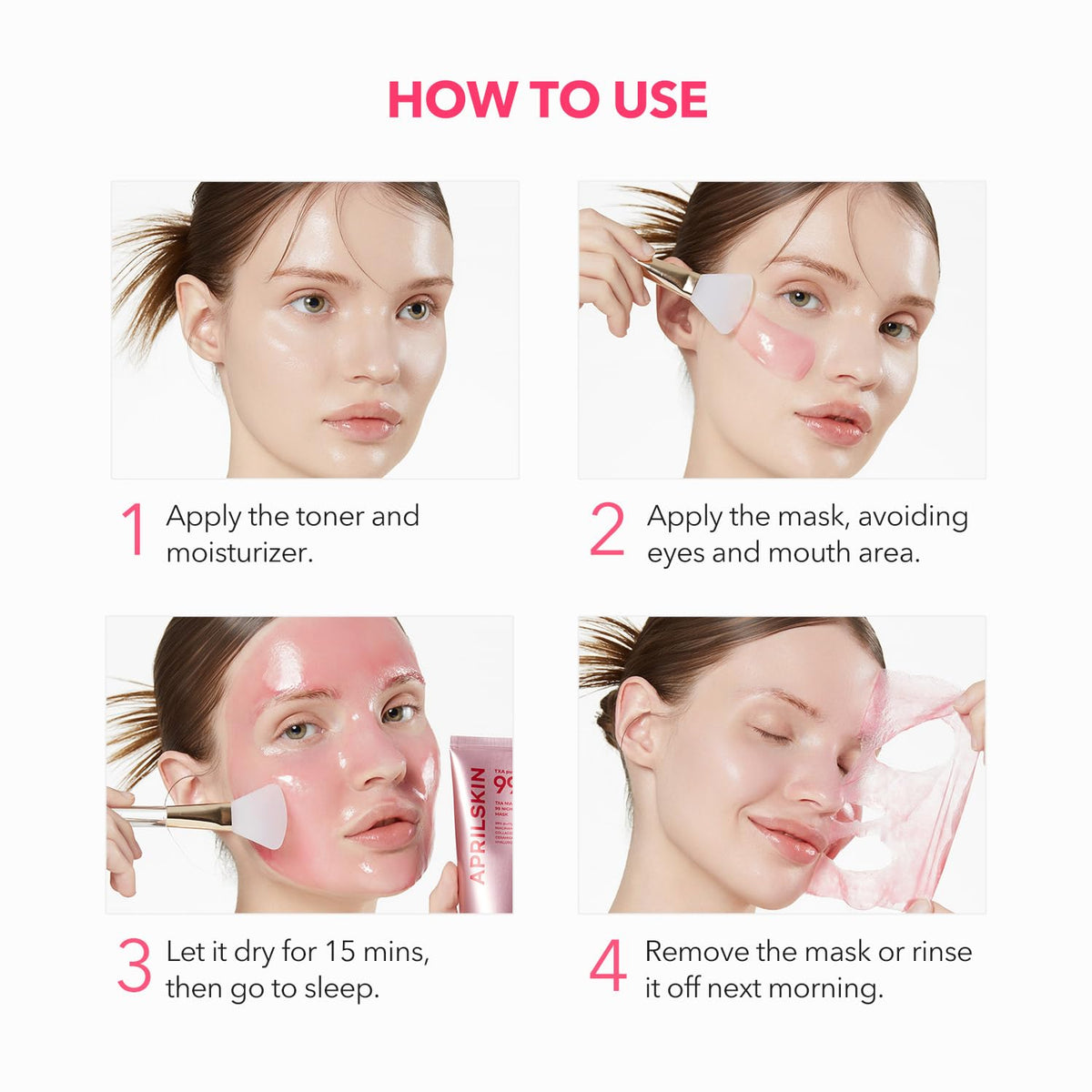 APRILSKIN - TXA Niacinamide 99 Mascarilla envolvente nocturna 80ml