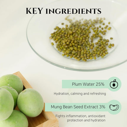 Beauty of Joseon Green Plum Refreshing limpiador profundo de poros, lavado facial para acné, removedor de puntos negros