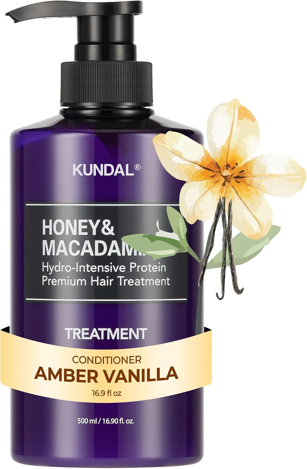 Kundal Honey & Macadamia Protein Treatment Amber Vanilla – 500 ml