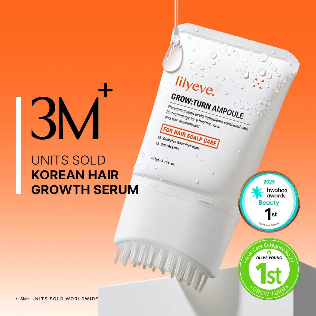 lilyeve GROW:TURN EXOSOME Brush Ampoule mini 30ml