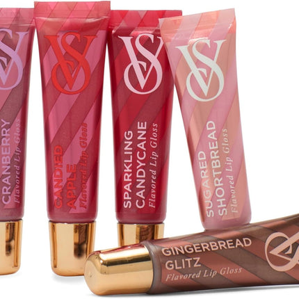 Victoria's Secret Lip Gloss Gift Set, Flavored Lip Gloss Set for Women, 5 Lip Glosses