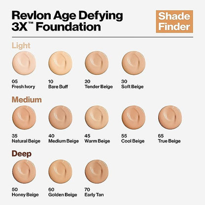 Base de Maquillaje Age Defyng 3X  Revlon
