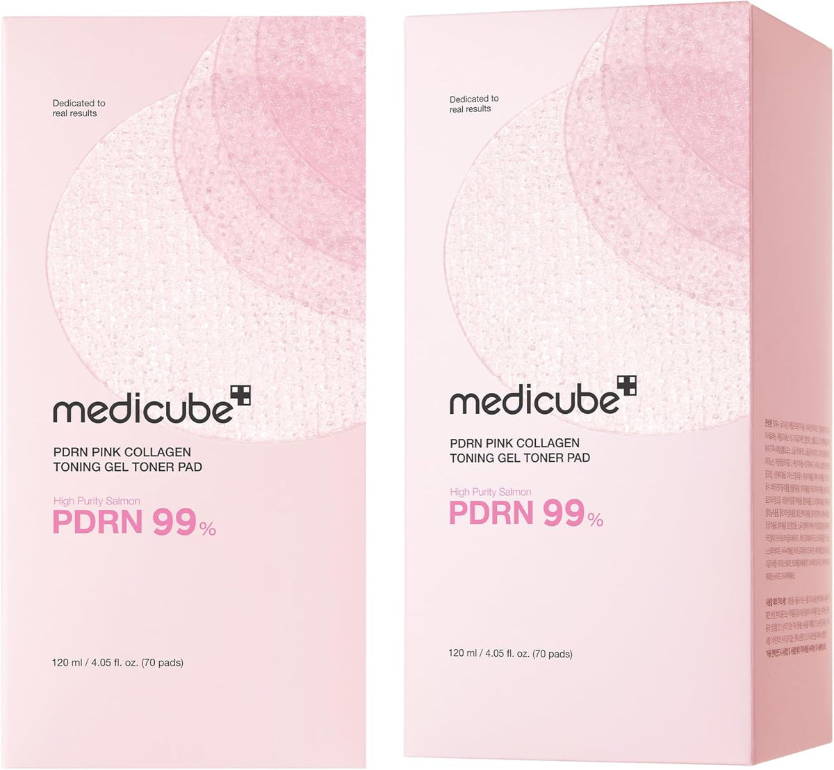 medicube Salmon DNA PDRN - Almohadilla de gelatina de colágeno rosa