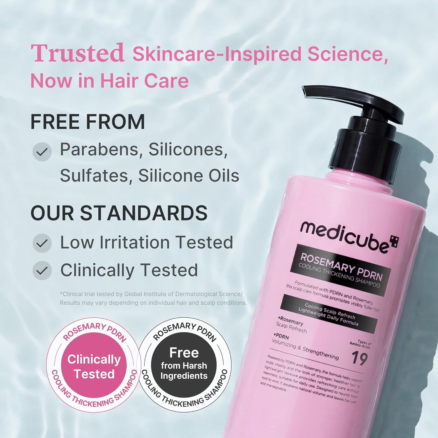 Medicube Rosemary PDRN Thickening Shampoo 400ml – Scalp Calming