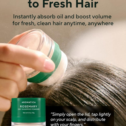 Aromatica Rosemary Dry Shampoo Powder -Shampoo en seco 10g