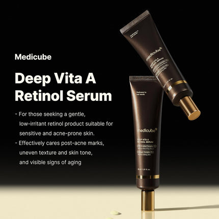 Medicube Deep Reviving Bakuchiol Retinol Serum Antiedad Avanzado 30 ml
