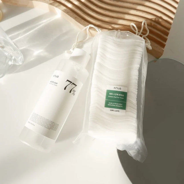 Anua Cotton Pad – Discos de Algodón para una Hidratación Profunda 60pcs