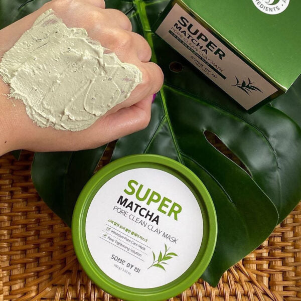 SOMEBYMISuper Matcha Pore Clean Clay Mask-Mascarilla facial para poros 100ml