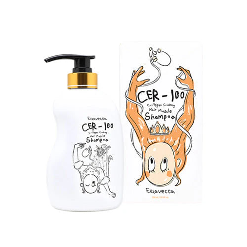 Elizavecca CER-100 Recubrimiento de colágeno para cabello A+ Muscle Hell-Tornado Shampoo