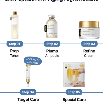 SUNGBOON EDITOR Silk Peptide EGF Intensive Cream – Crema Reafirmante con Péptidos y EGF 50 ml