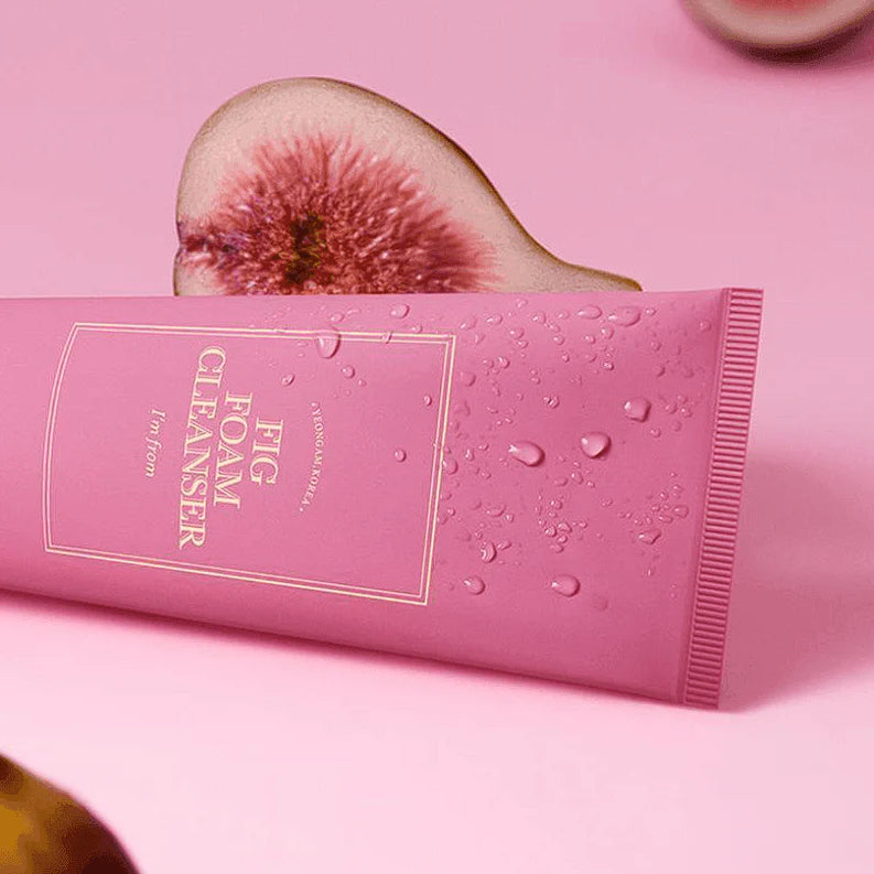 I'm from Limpiador de espuma de higo, lavado facial coreano diario suave para piel grasa, sensible, control de sebo