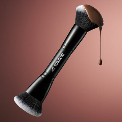 ELF Duo Brush Brocha doble para contorno y bronceador líquido