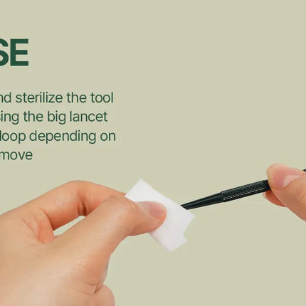 Pyunkang Yul - Pimple Extractor, estuche de estaño incluido, herramientas extractoras para eliminación de espinillas en la cara