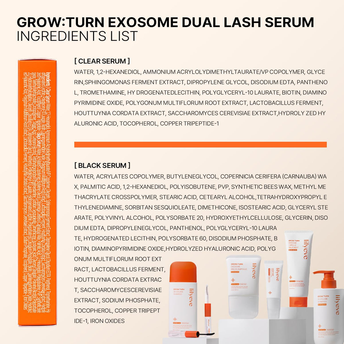 LILYEVE GROW:TURN EXOSOME Dual Lash Serum – 8 ml