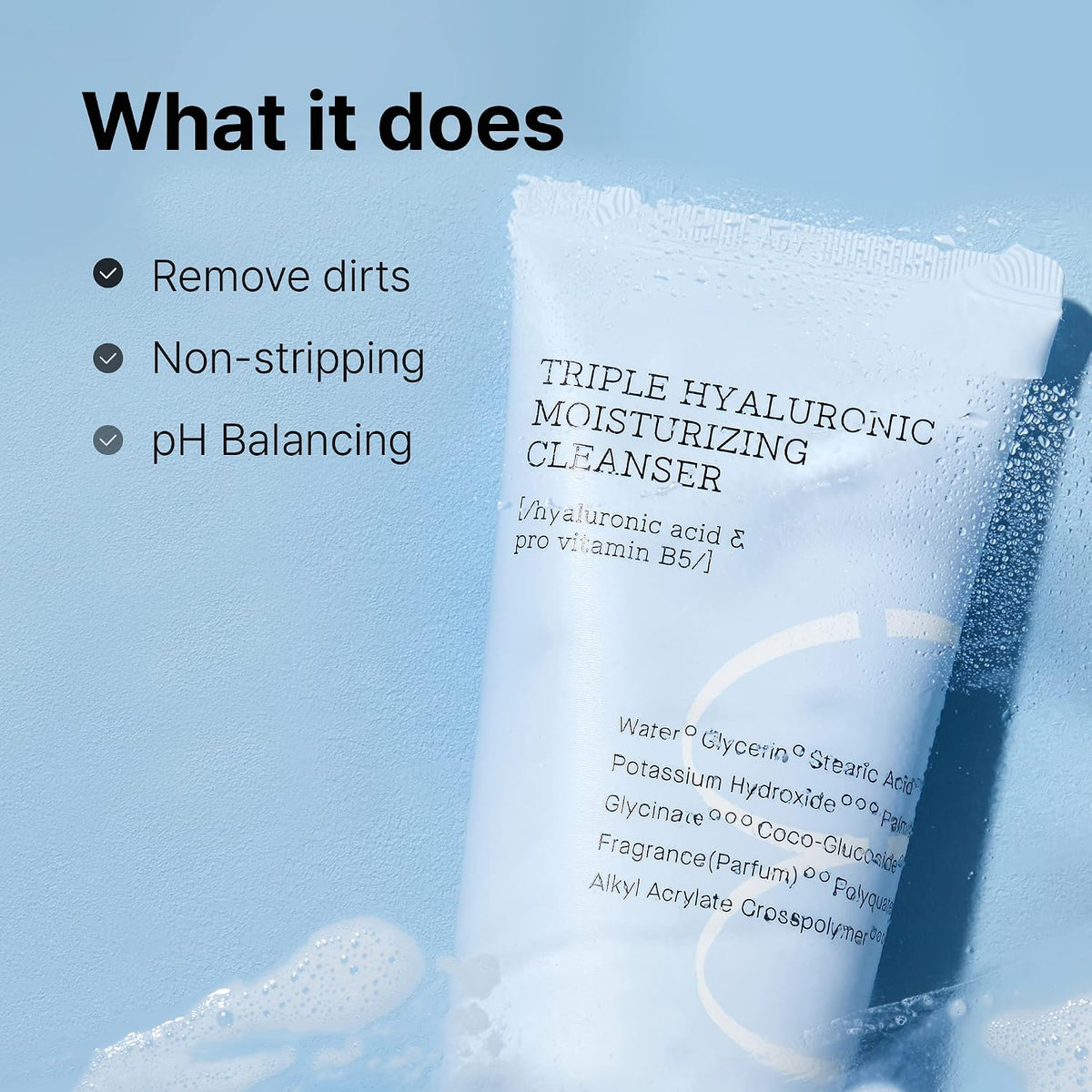 COSRX Hydrium Triple Hyaluronic Moisturizing Cleanser 150ml