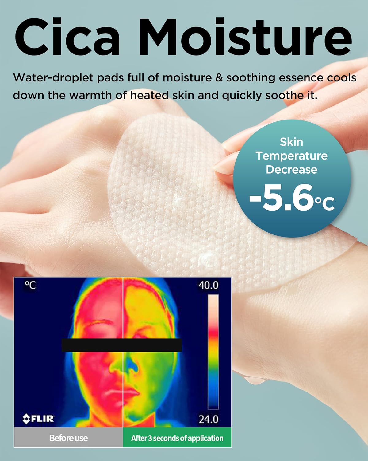 Tocobo CICA Calming Aqua Toner Pad 60pads