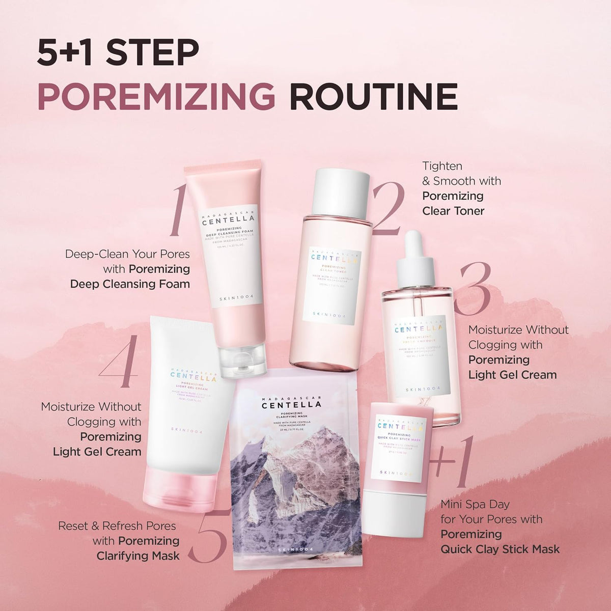 Skin1004 Madagascar Centella Poremizing Clarifying Mask (individual) 23ml