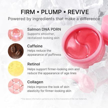 Medicube - PDRN Pink Caffeine Collagen Eye Patch 60ea