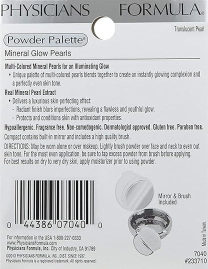 Polvo Physicians Formula Iluminador Mineral Glow Pearls Powder Palette