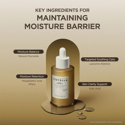 SKIN1004 Madagascar Centella TECA Ampolla, suero facial coreano para equilibrio de aceite y soporte de barrera TECA y PDRN 50ml