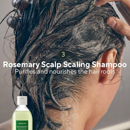 Aromatica Rosemary Scalp Scaling Trial Kit 4 pzas