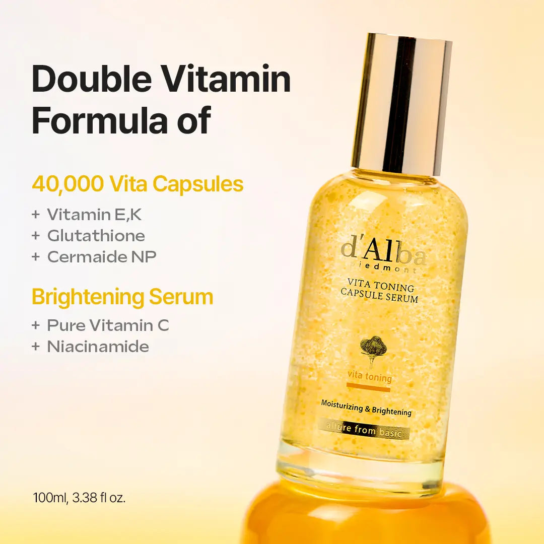 d'alba Vita Toning Capsule Serum 100ml