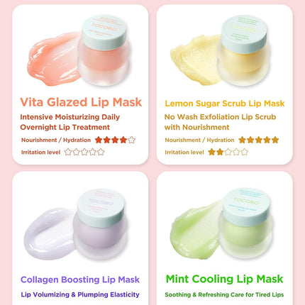 TOCOBO Lemon Sugar Scrub Lip Mask (Exfoliante para Labios) 20ml