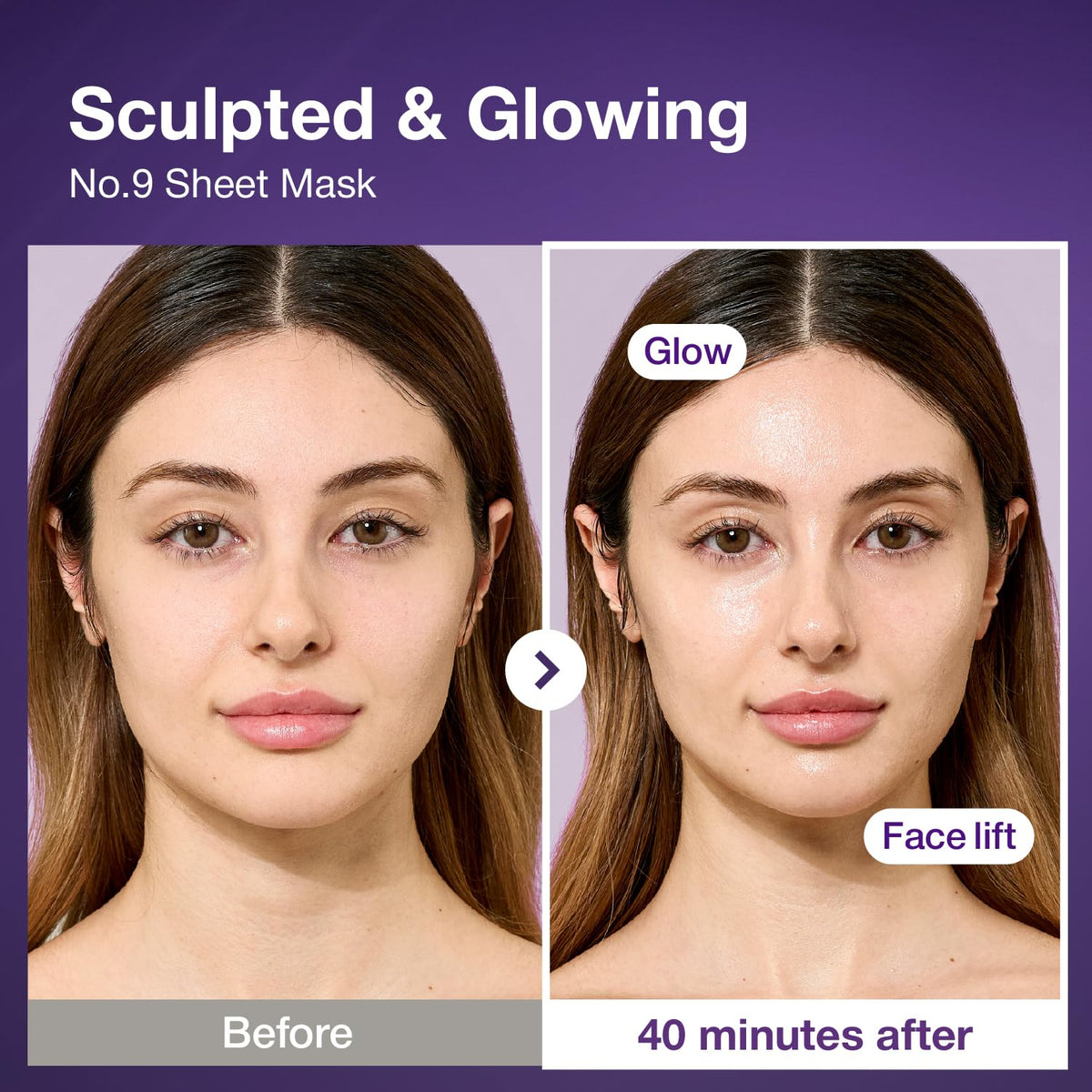 numbuzin No.9 Sheet Mask | NAD+ BIO Lifting-sil Full Face Mask