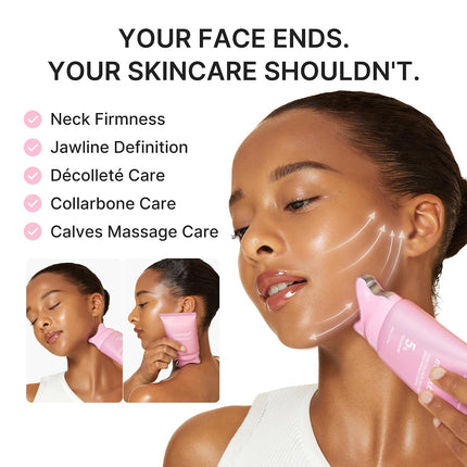 Medicube PDRN Collagen Gua Sha Neck Wrinkle Cream – Crema Reafirmante para Cuello con Gua Sha Integrado 90 g