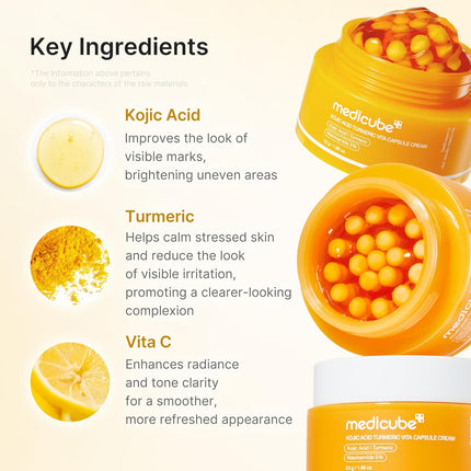 Medicube - Kojic Acid Turmeric Vita Capsule Cream 53g