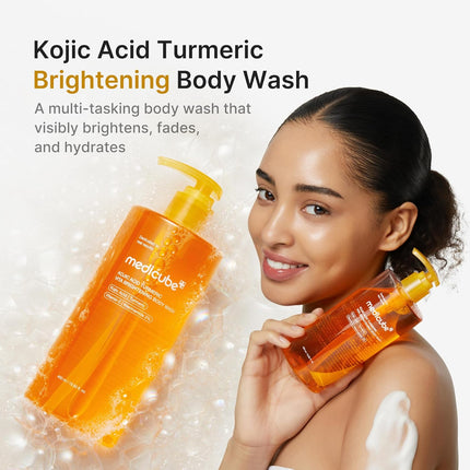 medicube Kojic Acid Turmeric Brightening Body Wash Gentle Shower Gel  400ml