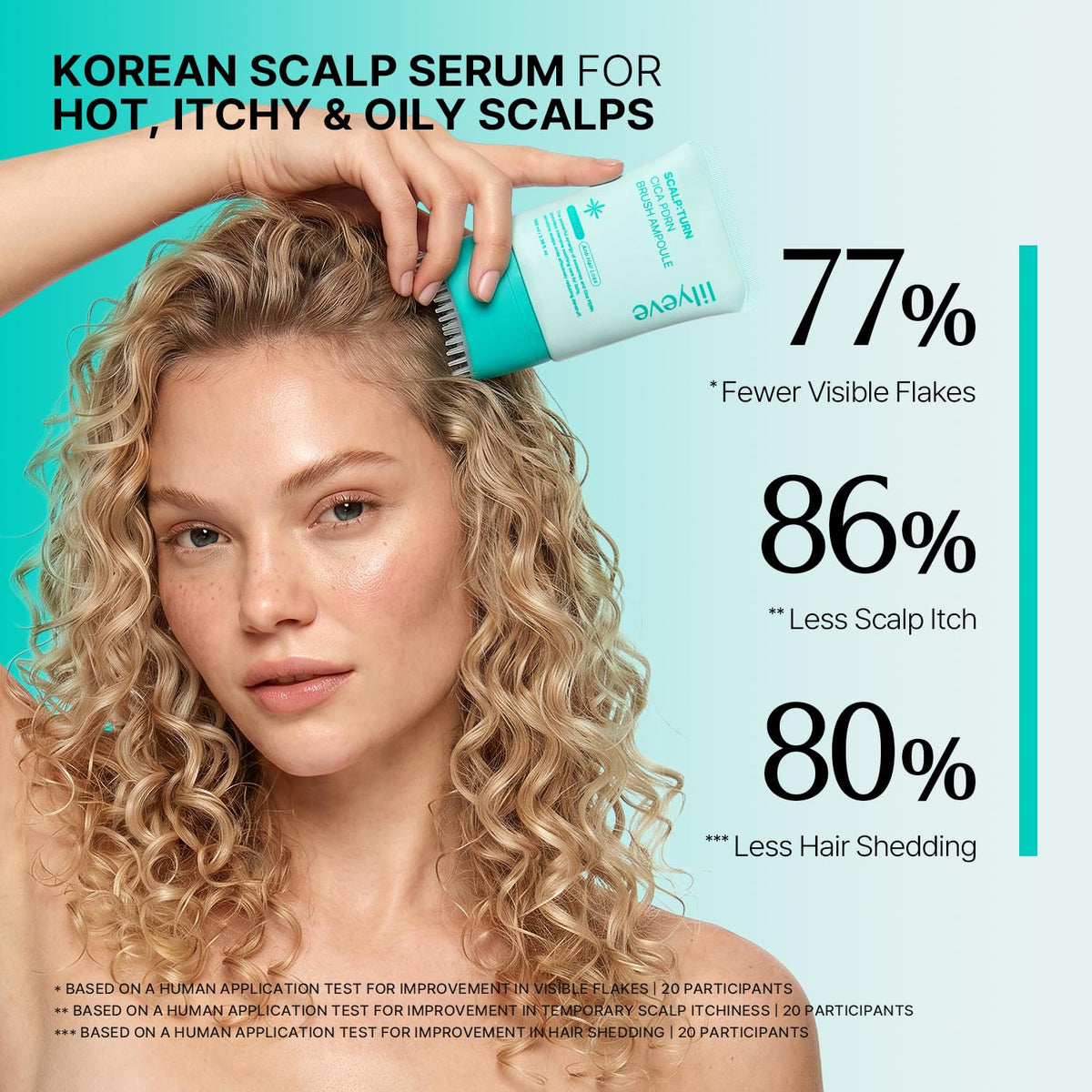 LILYEVE SCALP:TURN CICA PDRN Brush Ampoule – 100 ml