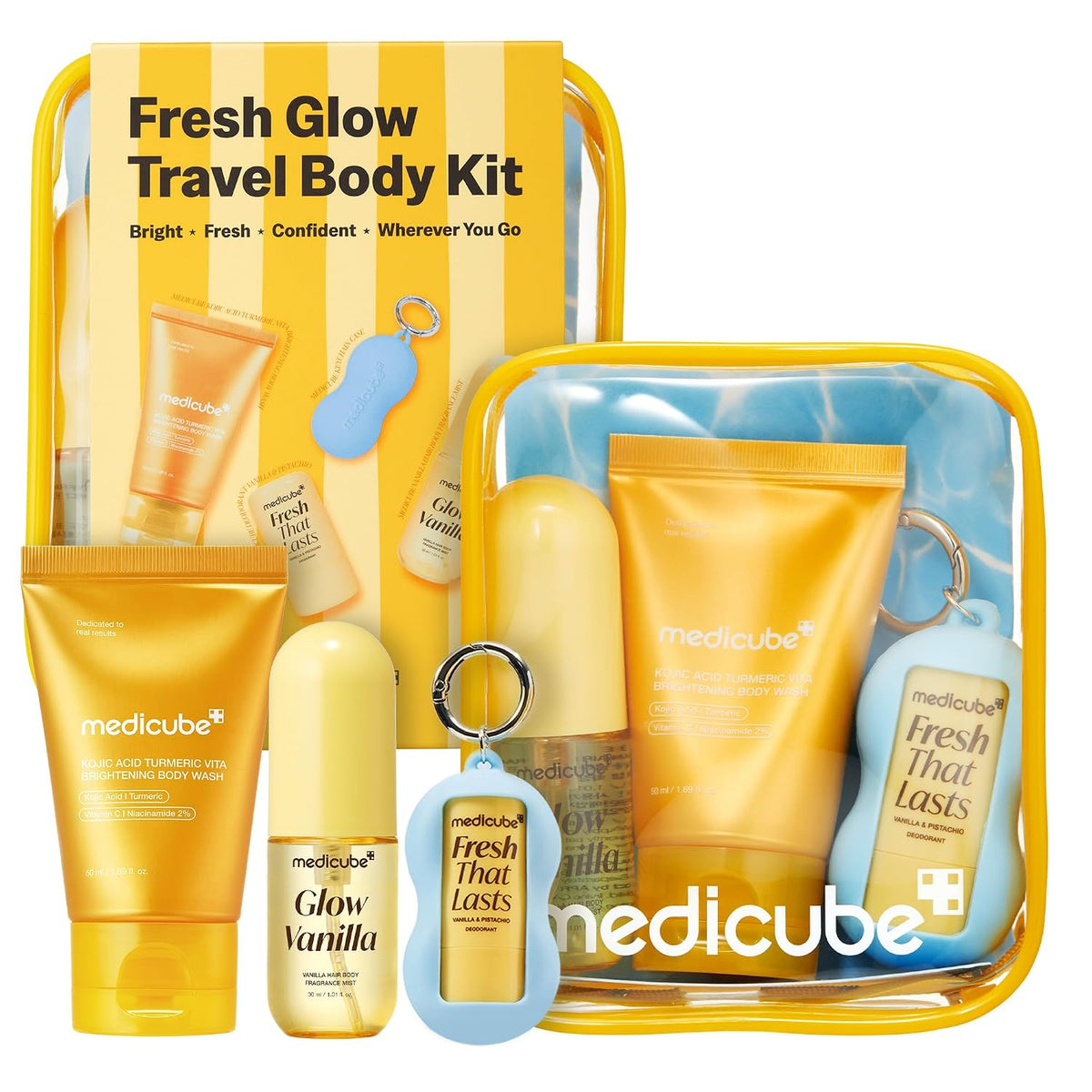Medicube Fresh Glow Travel Body Kit – Set de Viaje
