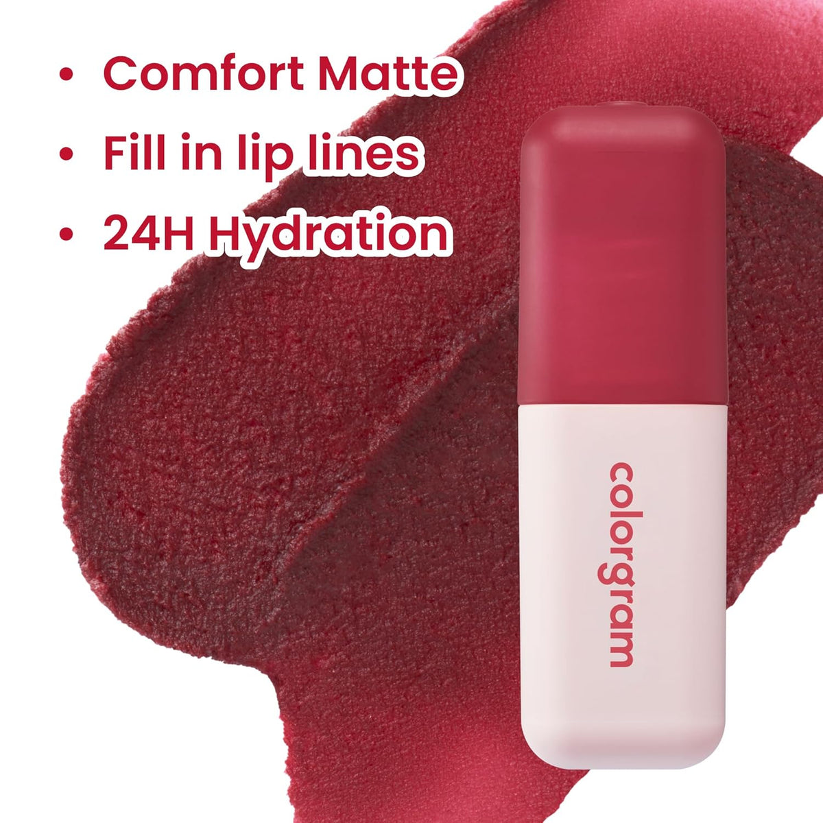 Colorgram Nude Blur Tint | Tinte para labios y mejillas mate de terciopelo suave