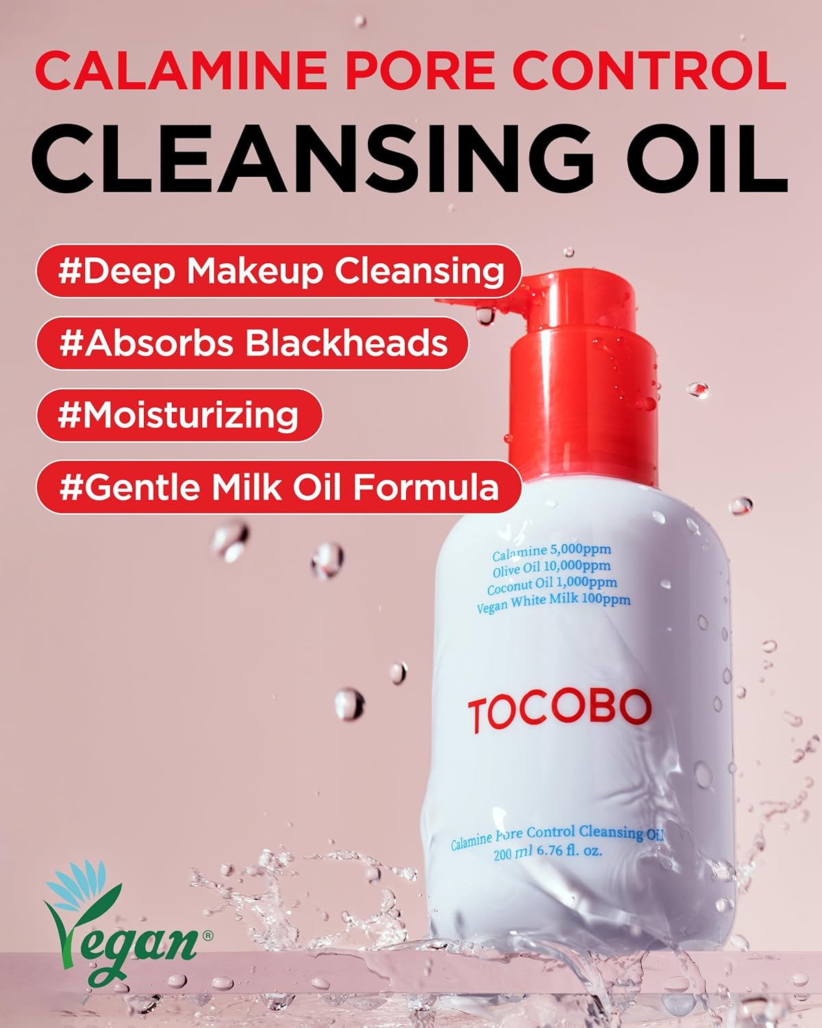 Tocobo Limpiador Calamine Pore Control Cleansing Oil 200ml