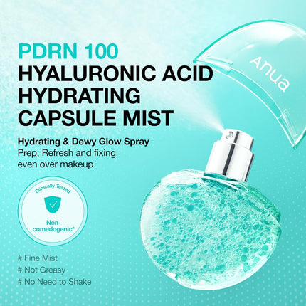 Anua PDRN Hyaluronic Acid Hydrating Capsule Mist 100ml