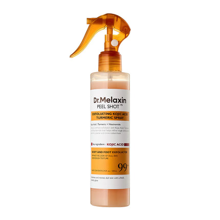 Dr. Melaxin Peel Shot Body Spray – Spray Corporal Exfoliante con Ácido Kójico y Cúrcuma 200 ml